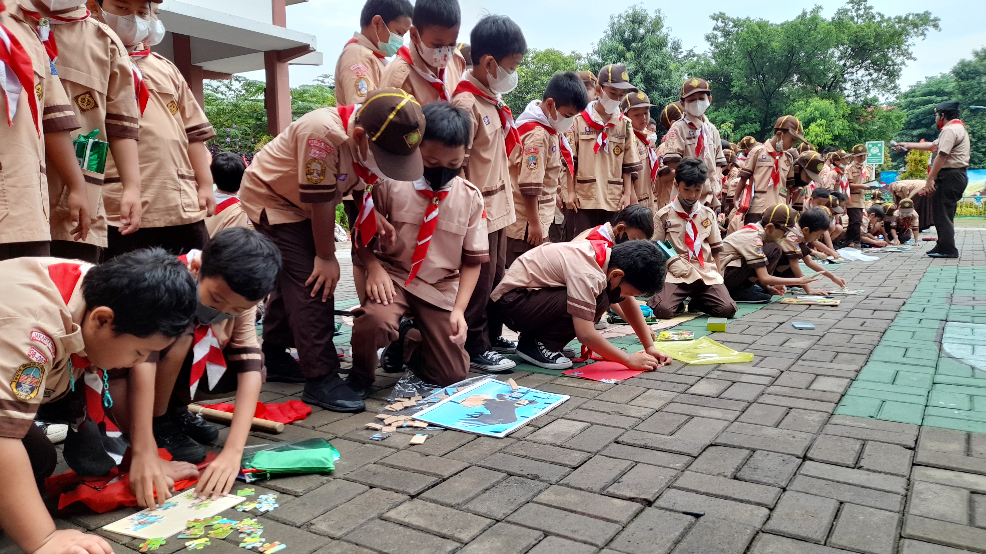 Kegiatan Pramuka SD Negeri Cipinang Melayu 04